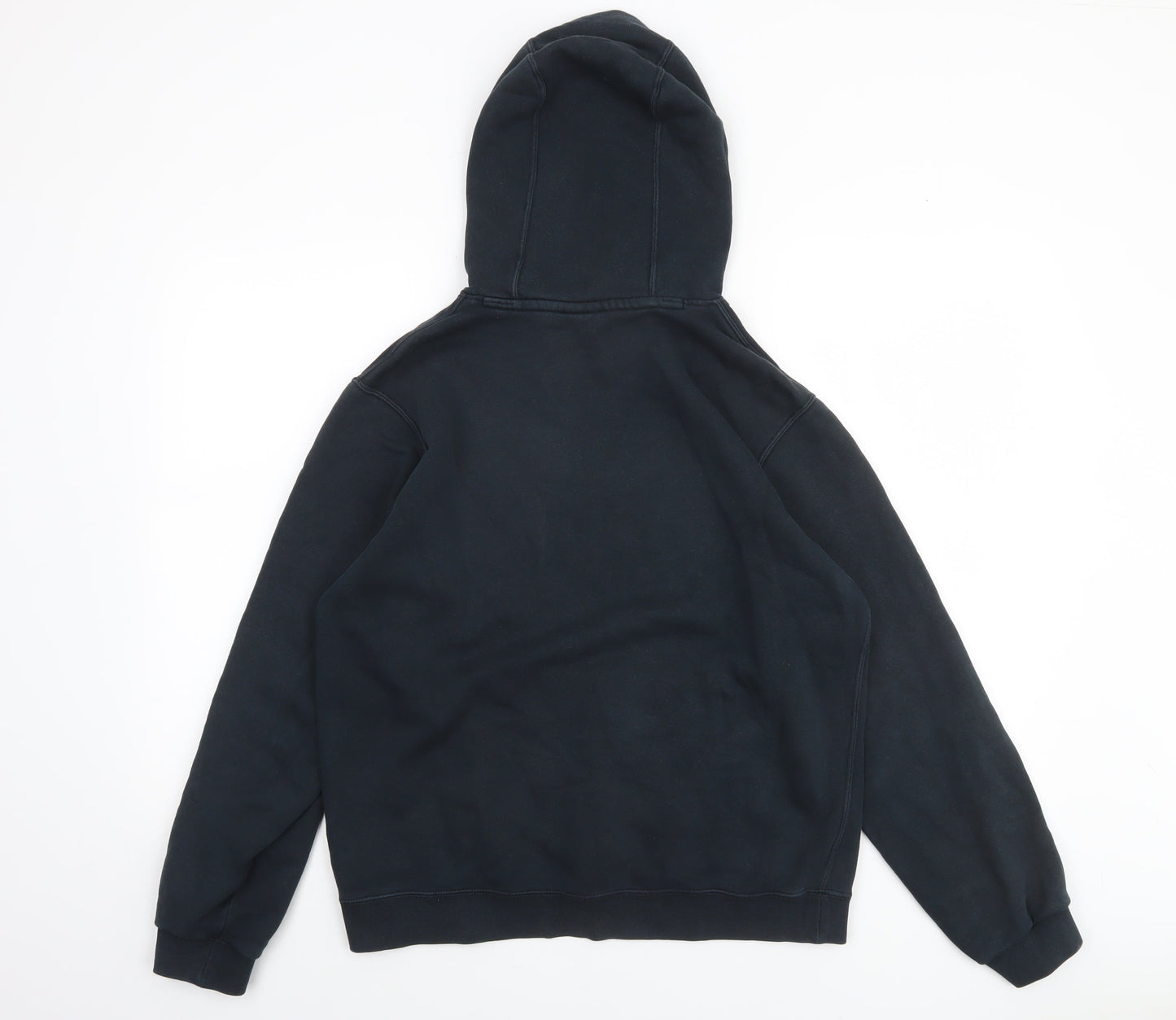 Nike Men's Black Pullover Hoodie Medium Graphic Print Sportswear