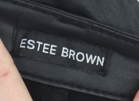 Estee Brown Women’s Black Stretch Jeggings L Slim Fit