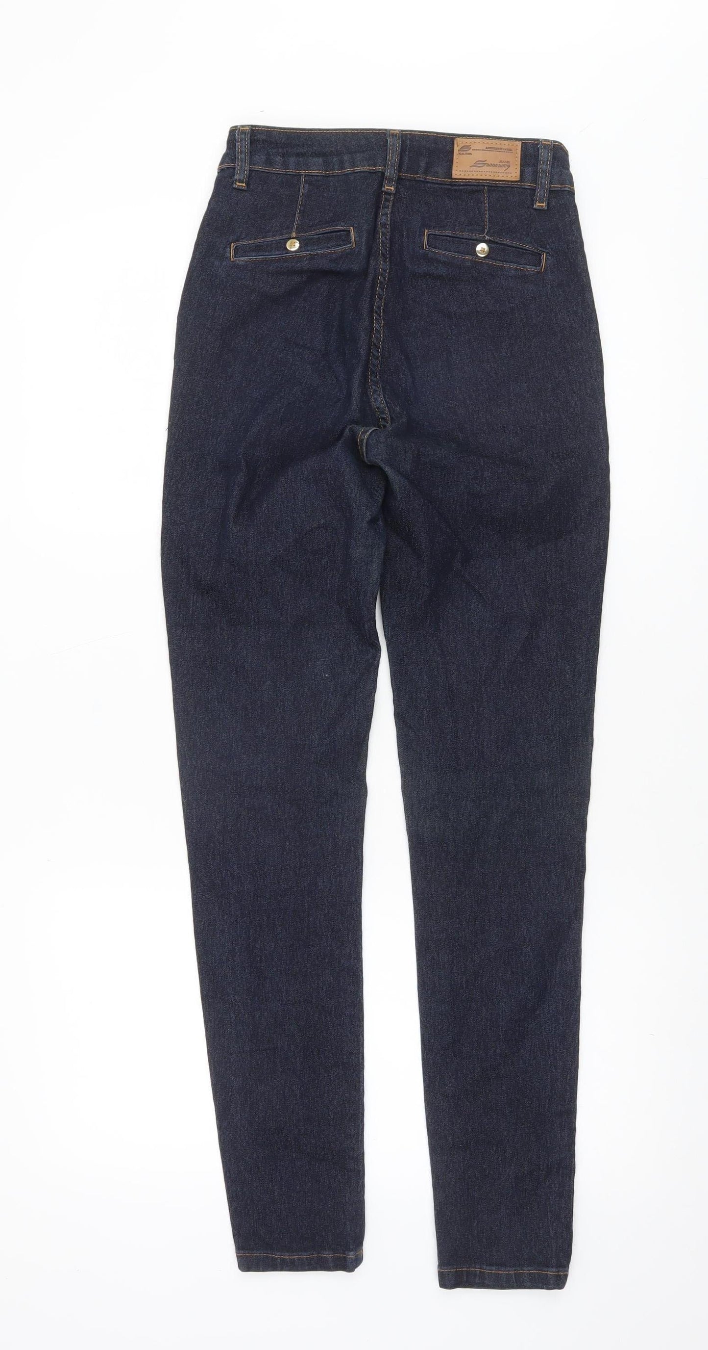 Sawary Women's Blue High Rise Straight Denim Jeans Size 8