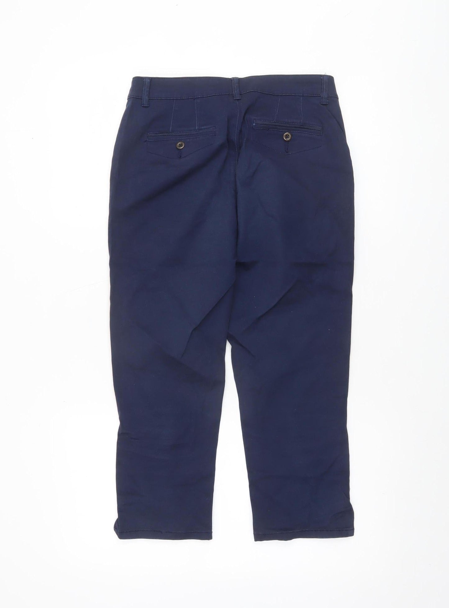 Love Jeans Women's Blue Chino Trousers Size 8 Regular Fit