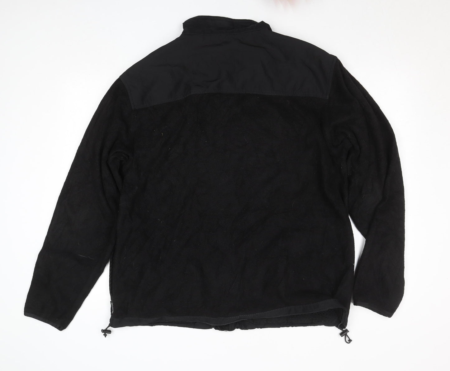 Chaps Unisex Black Fleece Zip Jacket XL Full Zip Casual