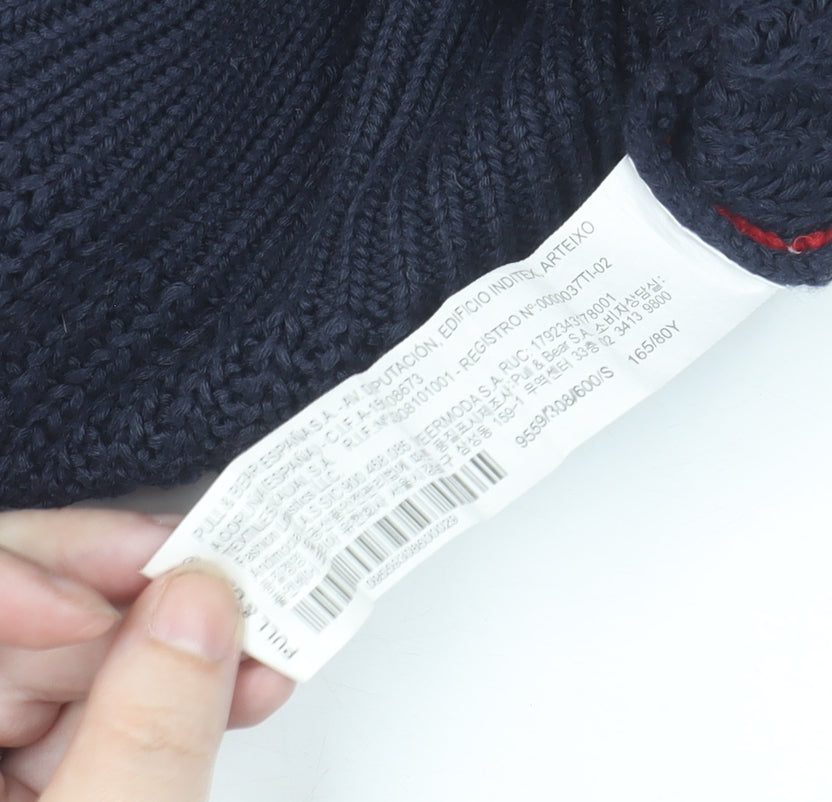 Pull&Bear Women’s Multicoloured Chunky Knit Jumper Size S
