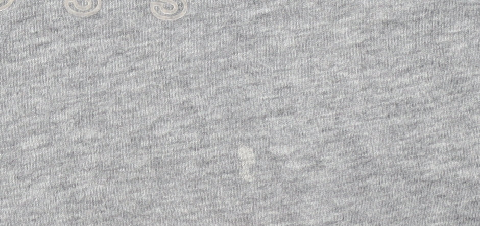 Hugo Boss Men's Grey Logo Cotton Pullover Sweatshirt Size L