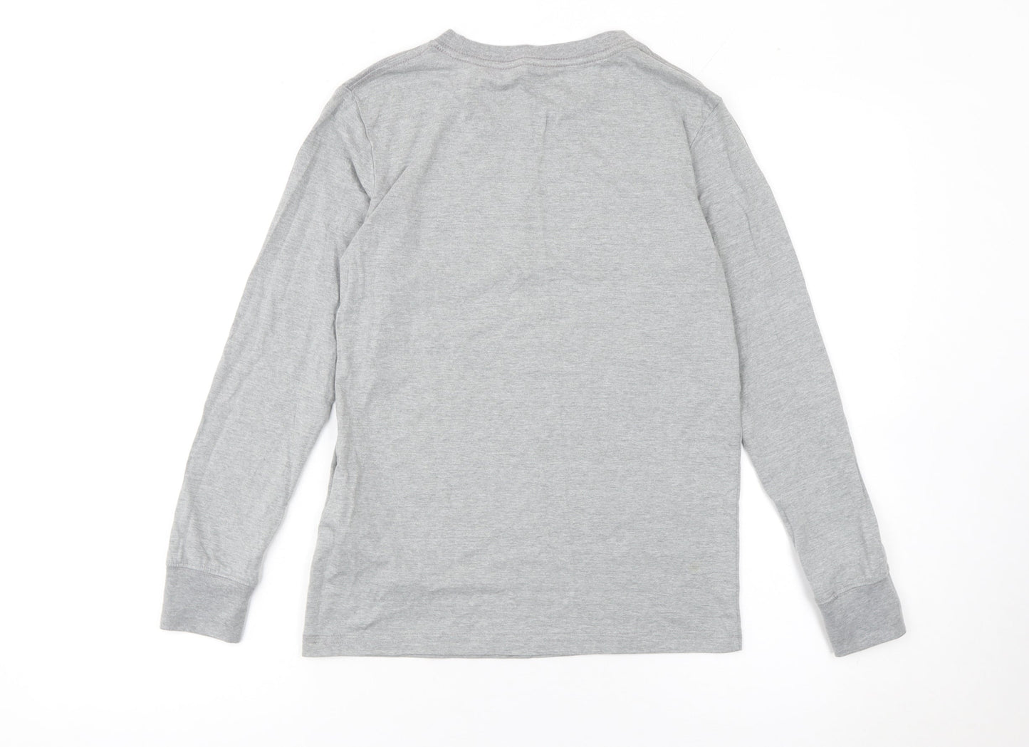 Levi's Boys Grey Long Sleeve Logo T-Shirt Size 14 Years