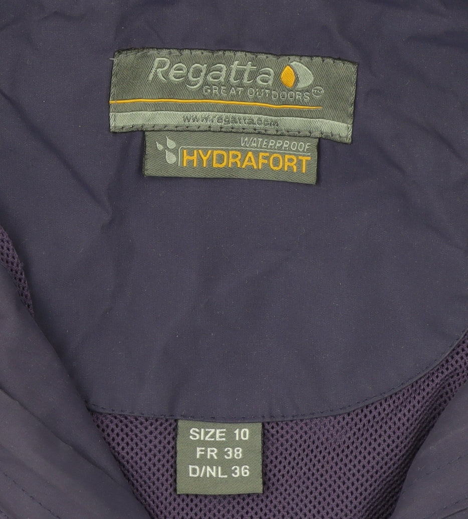 Womens UK Size 10 Regular Regatta Purple Polyester Blend Jacket
