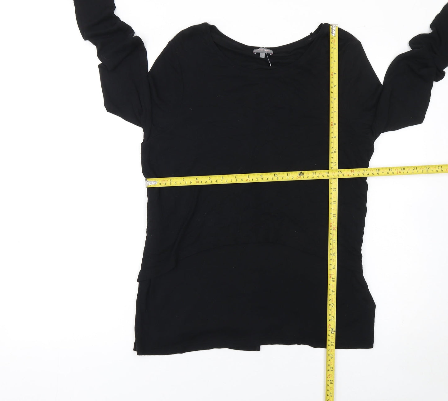 Phase Eight Women Black Size 14 Long Sleeve Pullover Jumper