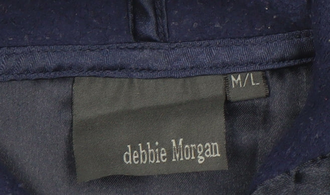 Debbie Morgan Women’s Navy Blue Fleece Pullover Hoodie M/L