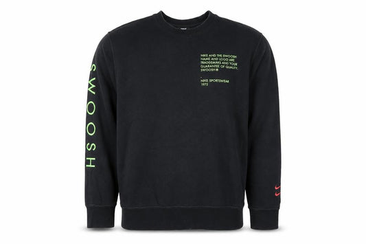 Mens UK S Regular Nike Black Pullover Sweatshirt
