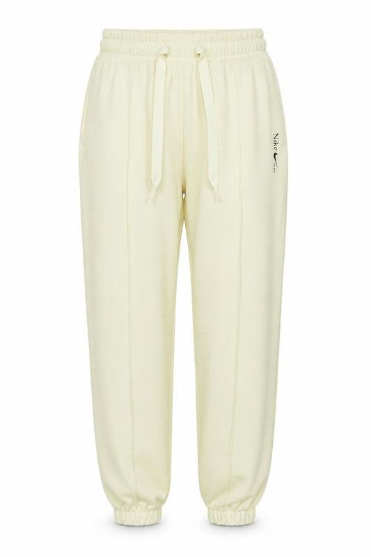 Nike Women Ivory Polyester Jogger Trousers Size S
