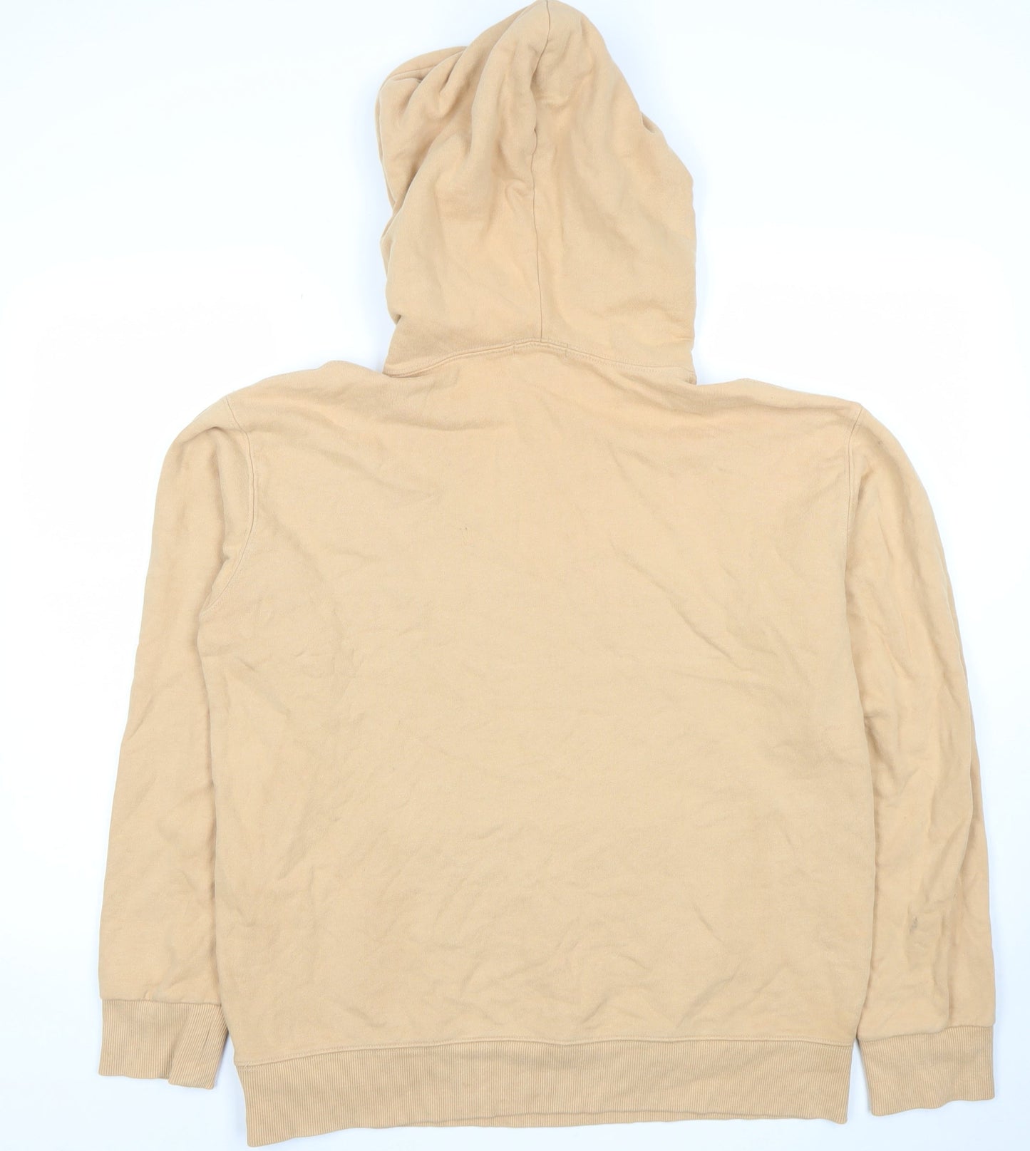 WHO.A.U Women's Beige Pullover Hoodie Medium Californian Dream Style