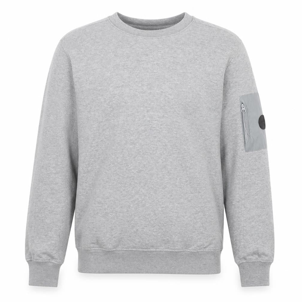 Mens UK L Regular Firetrap Grey Pullover Sweatshirt
