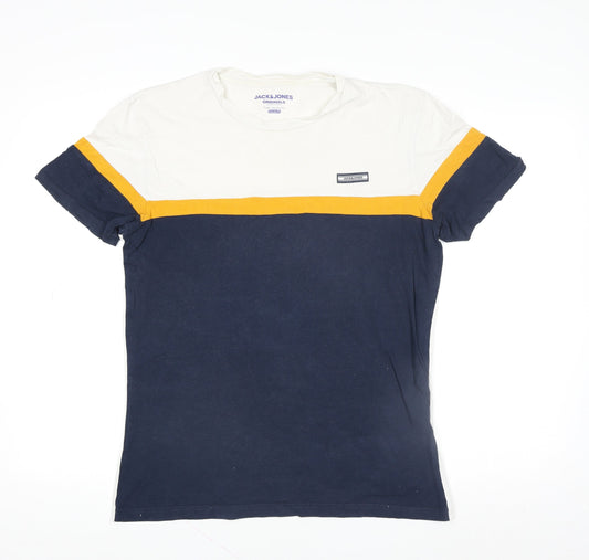 Mens UK Size M JACK & JONES Multicoloured  Cotton T-Shirt