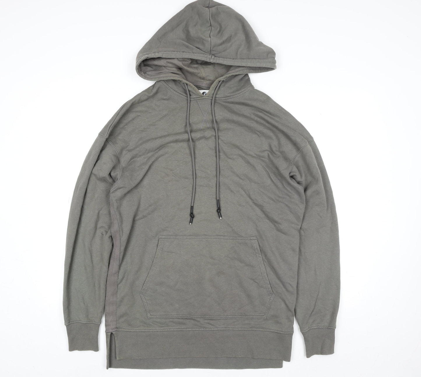 New Look Men Grey Pullover Hoodie Small Regular Fit