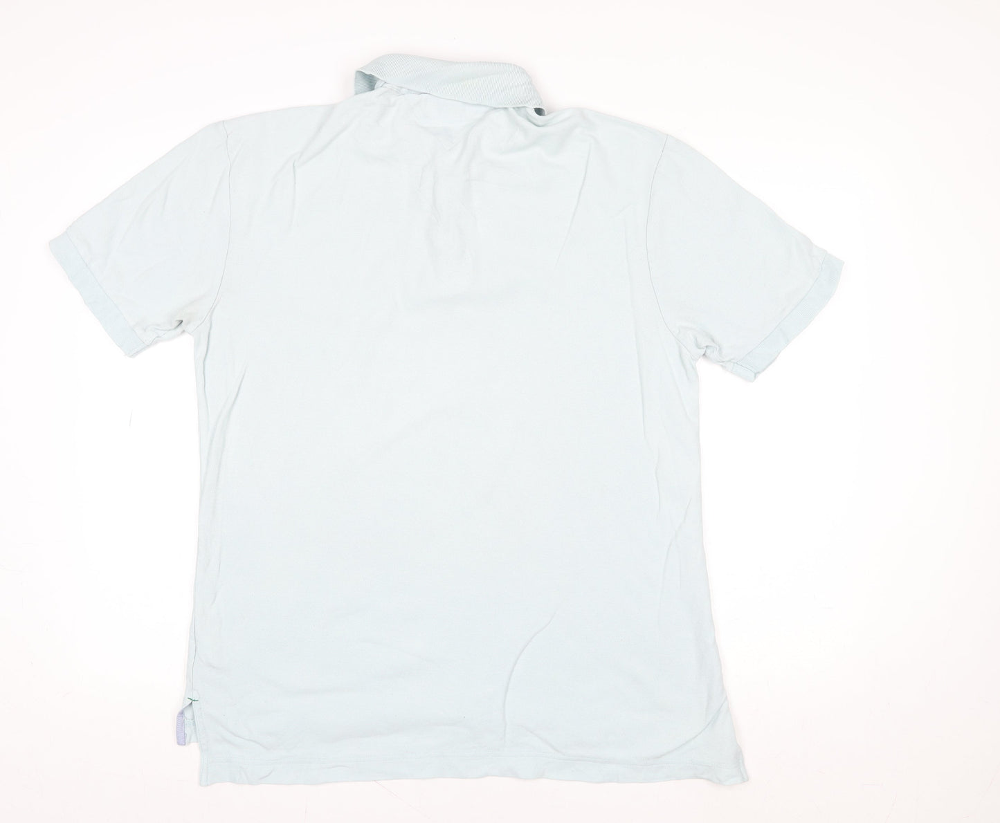 Tommy Hilfiger Men’s Light Blue Regular Fit Cotton Polo Shirt M