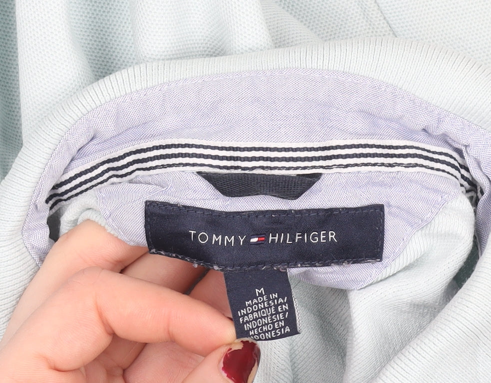 Tommy Hilfiger Men’s Light Blue Regular Fit Cotton Polo Shirt M