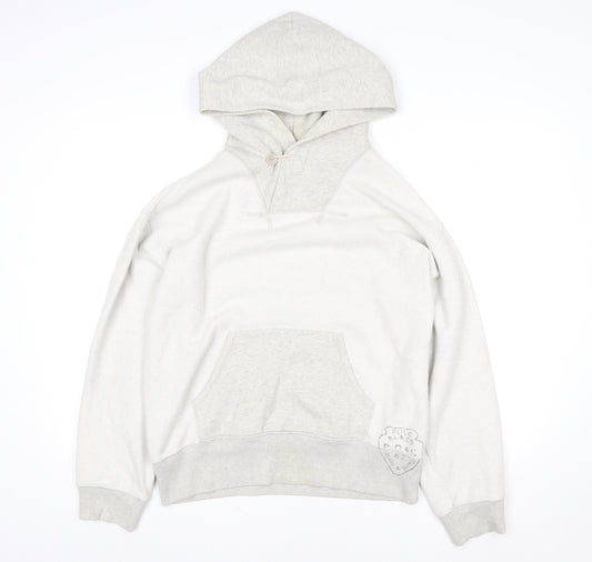 Ralph Lauren Denim & Supply Womens Grey Pullover Hoodie Size M