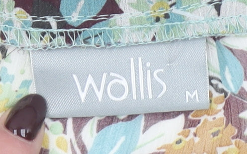 Wallis Women’s Multicoloured Floral Chiffon Tunic Blouse M