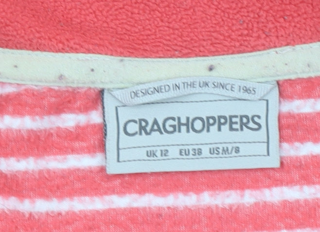 Womens UK 12 Regular Craghoppers Pink Pullover Sweatshirt