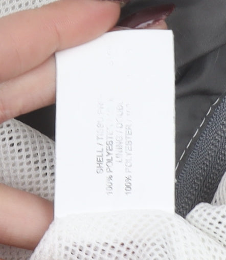 Superdry Sport Men's White Grey M Windbreaker Hooded Jacket