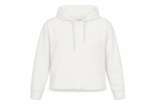 Womens UK S Regular FILA White Pullover Hoodie