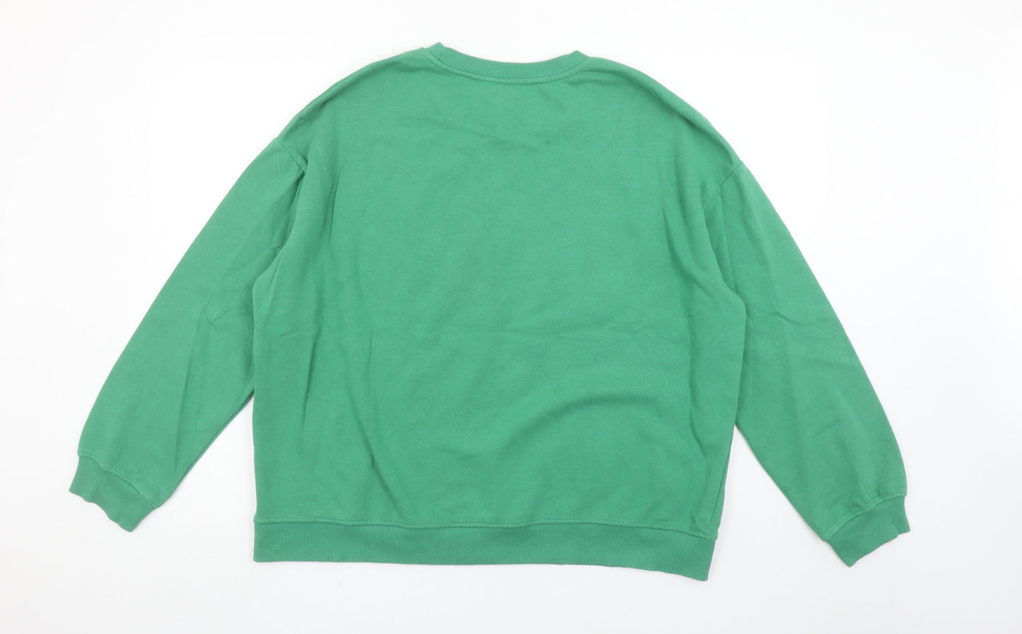 Kiabi Women Green Amore Recycled Polyester Sweatshirt XL