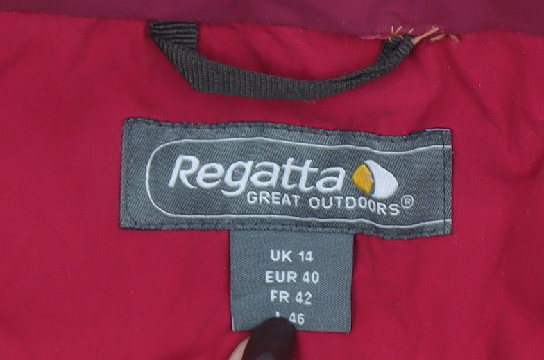 Womens UK Size 14 Regular Regatta Red Polyester Blend Jacket