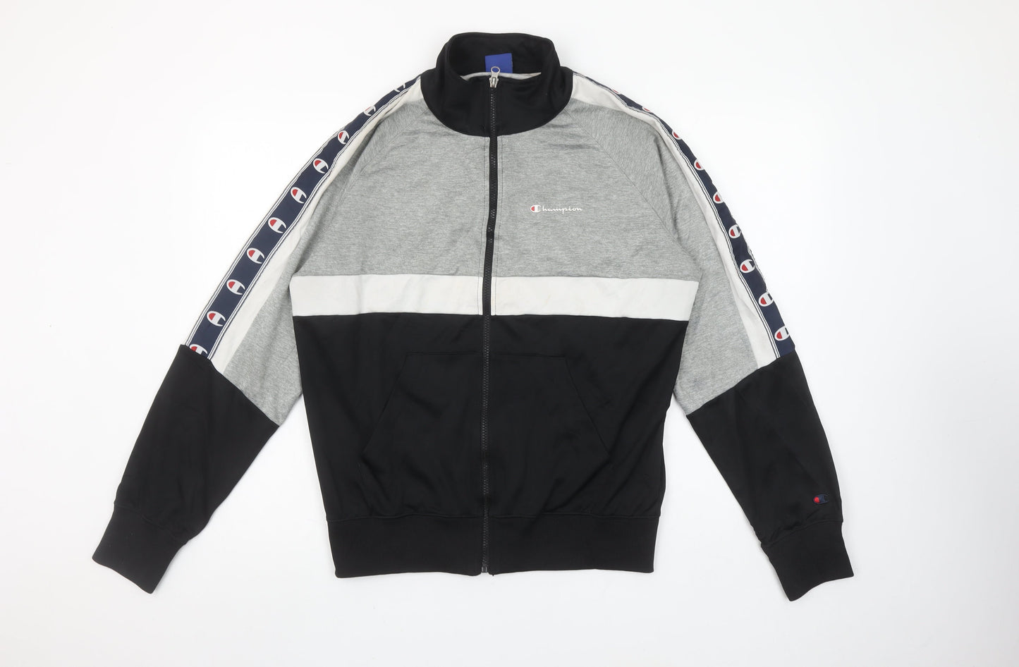 Mens UK M Regular Champion Multicoloured Full Zip Sweatshirt