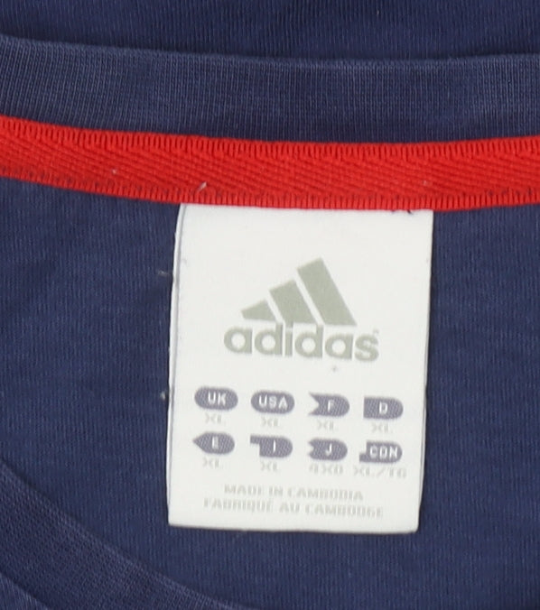 Adidas Mens XL Blue Team GB London 2012 Olympic T-Shirt