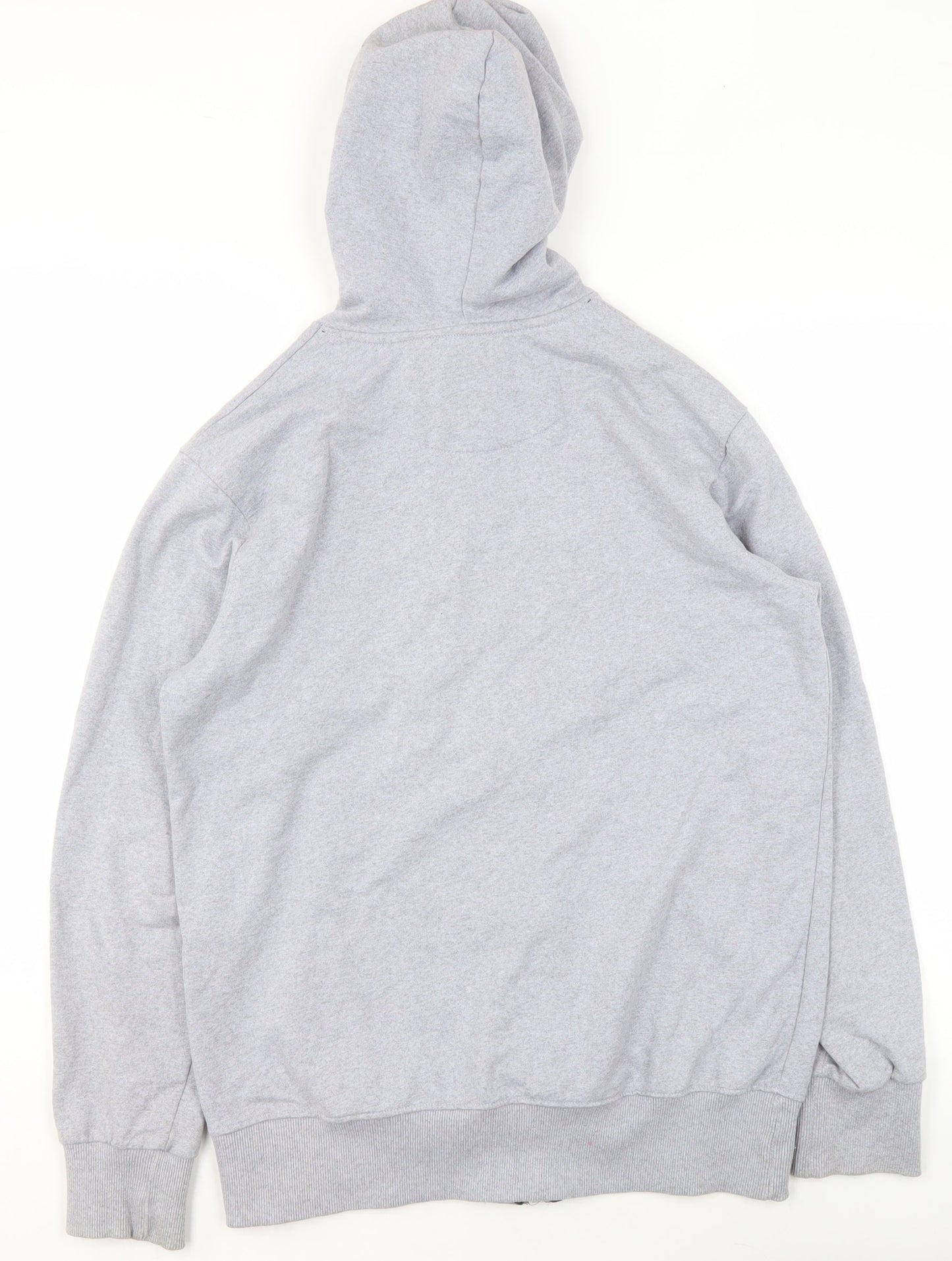 Lizzard Men's Grey Small Full Zip Hooded Activewear Jacket