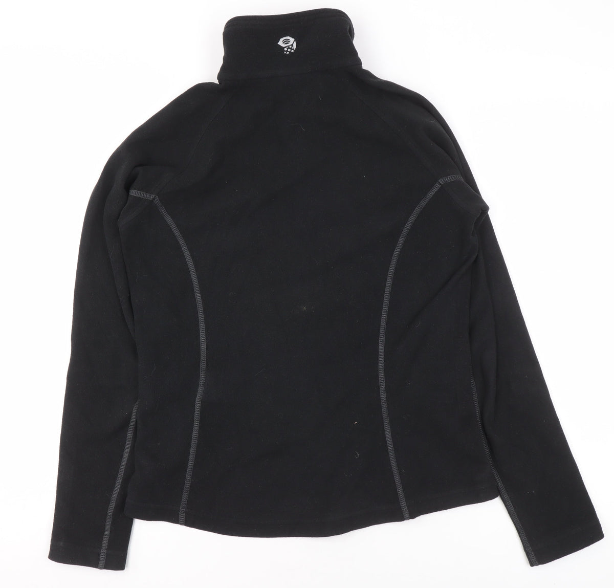 Mountain Hardwear Womens Black Small 1/2 Zip Fleece Pullover Sweatshirt