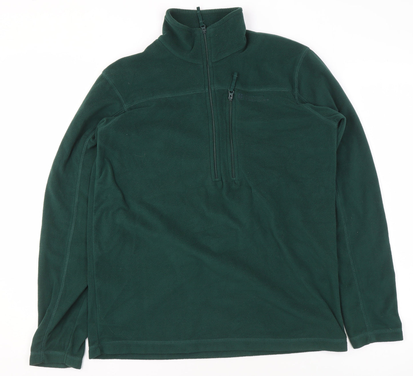 Mens UK XS Regular Mountain Warehouse Green Pullover Sweatshirt