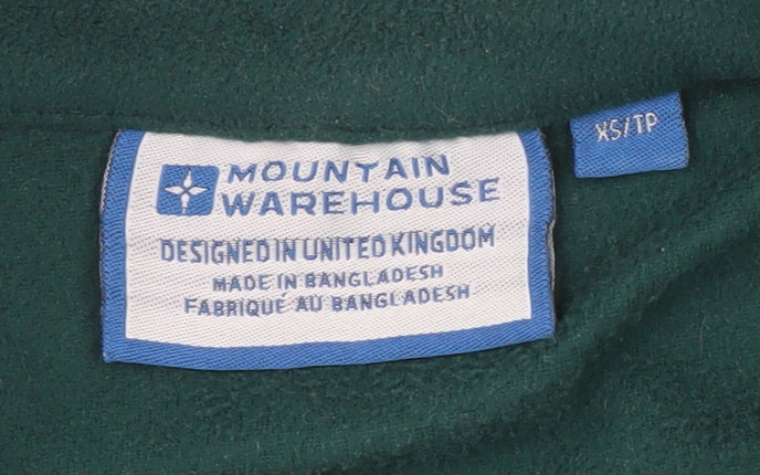 Mens UK XS Regular Mountain Warehouse Green Pullover Sweatshirt