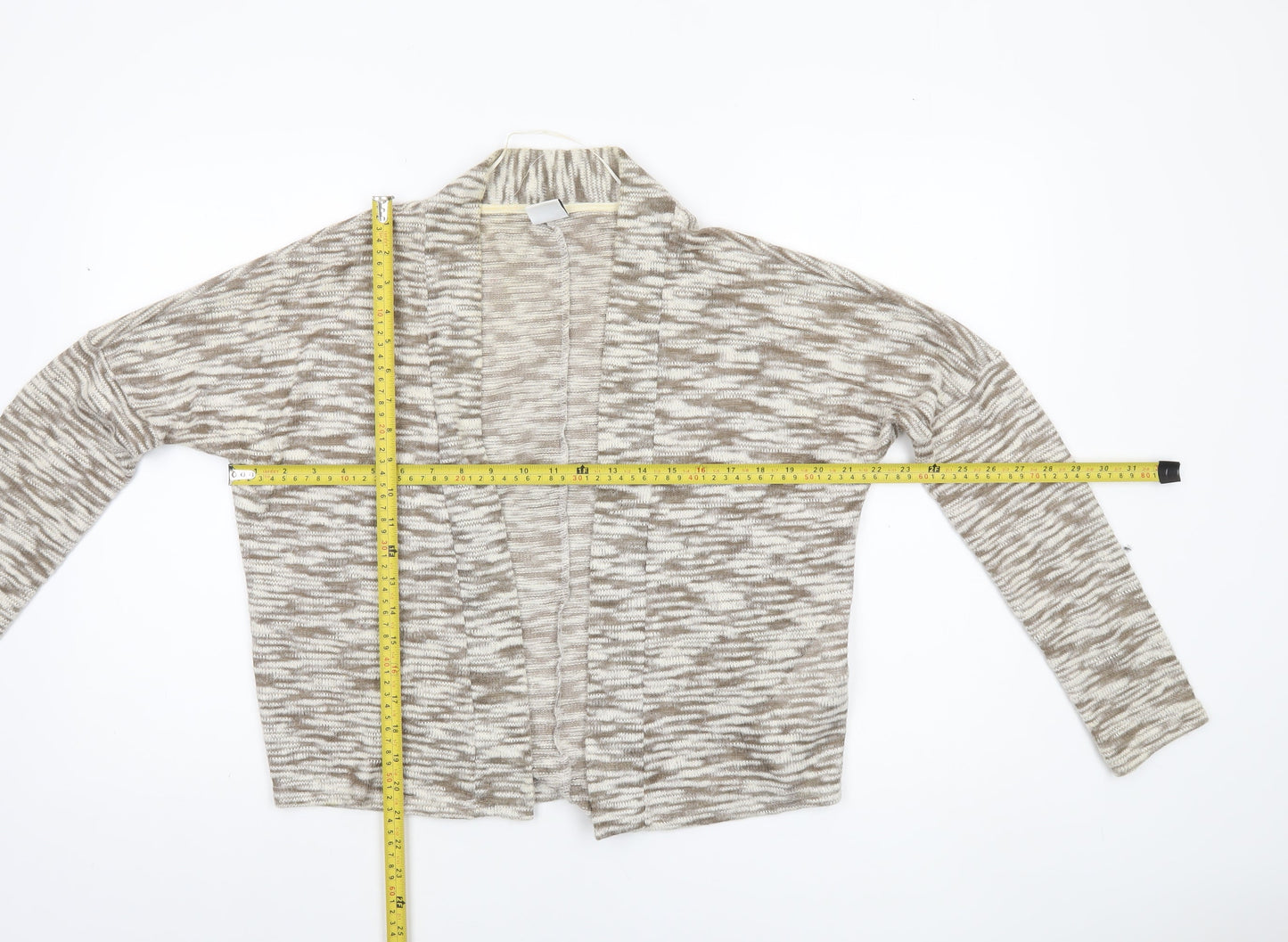 Vero Moda Women's Beige Knit Open Cardigan Size S
