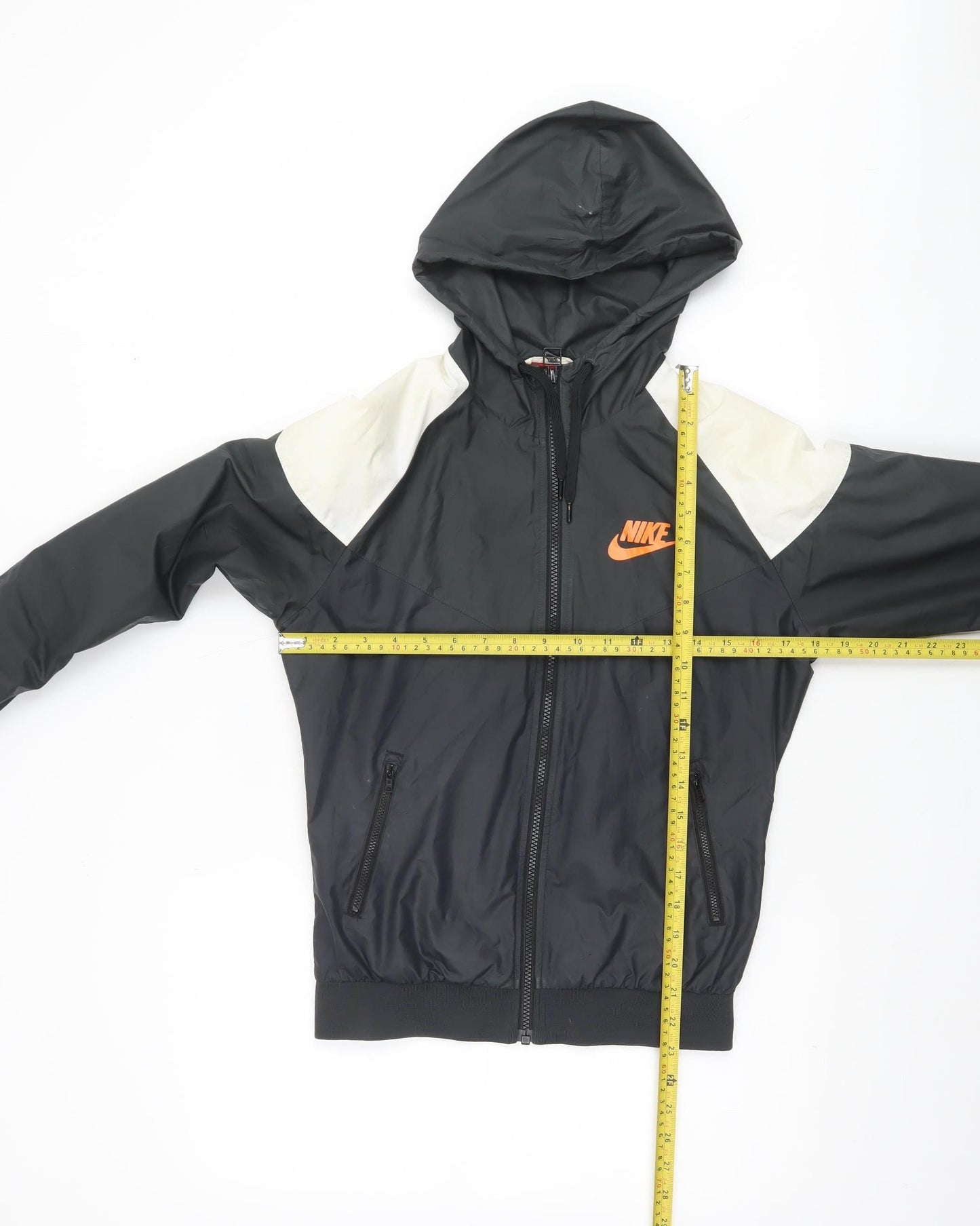 Nike Women's Black Hooded Windbreaker Jacket Size S