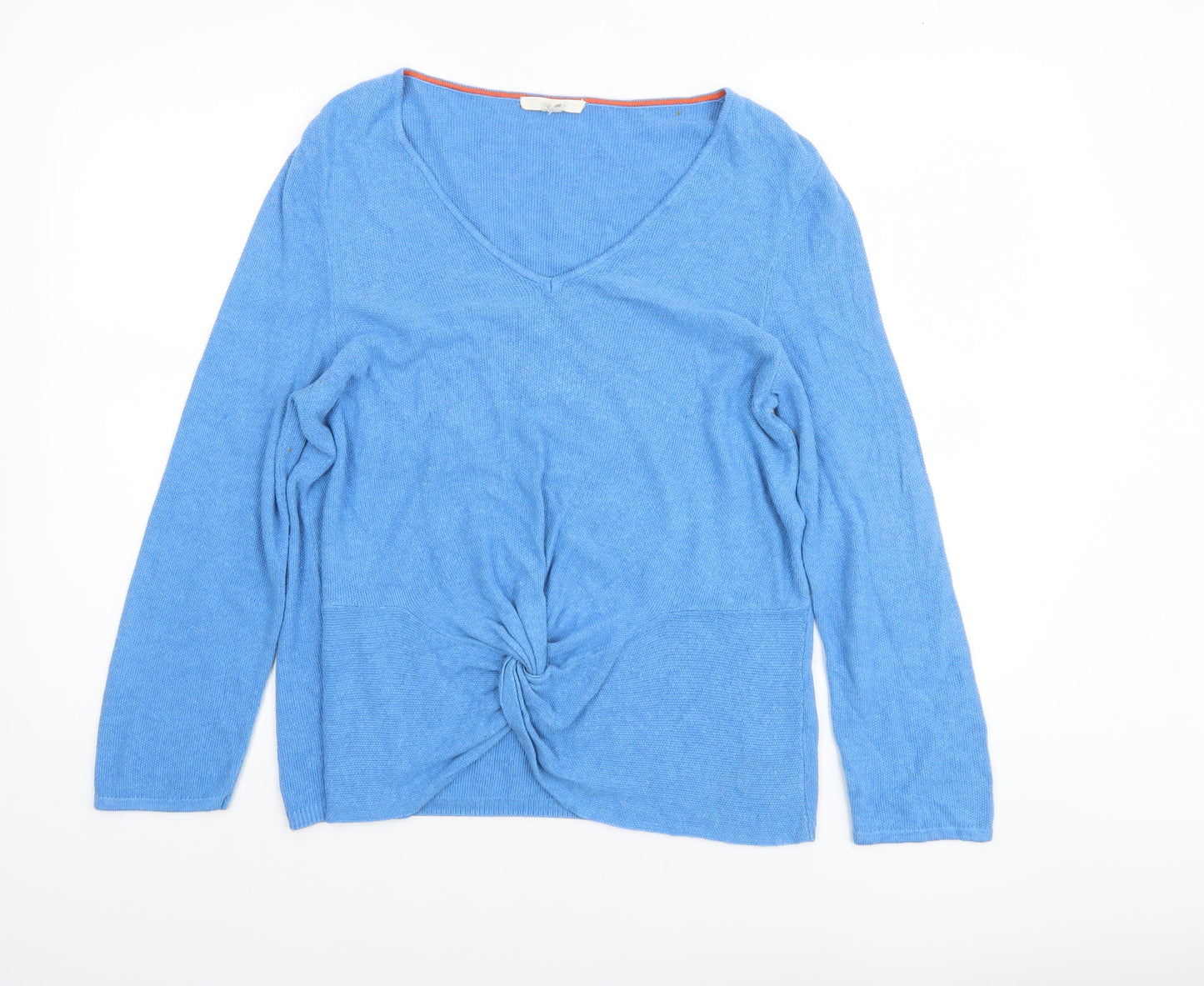 Womens UK 12 Regular Boden Blue Pullover Tight-Knit
