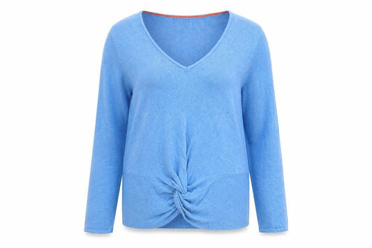 Womens UK 12 Regular Boden Blue Pullover Tight-Knit