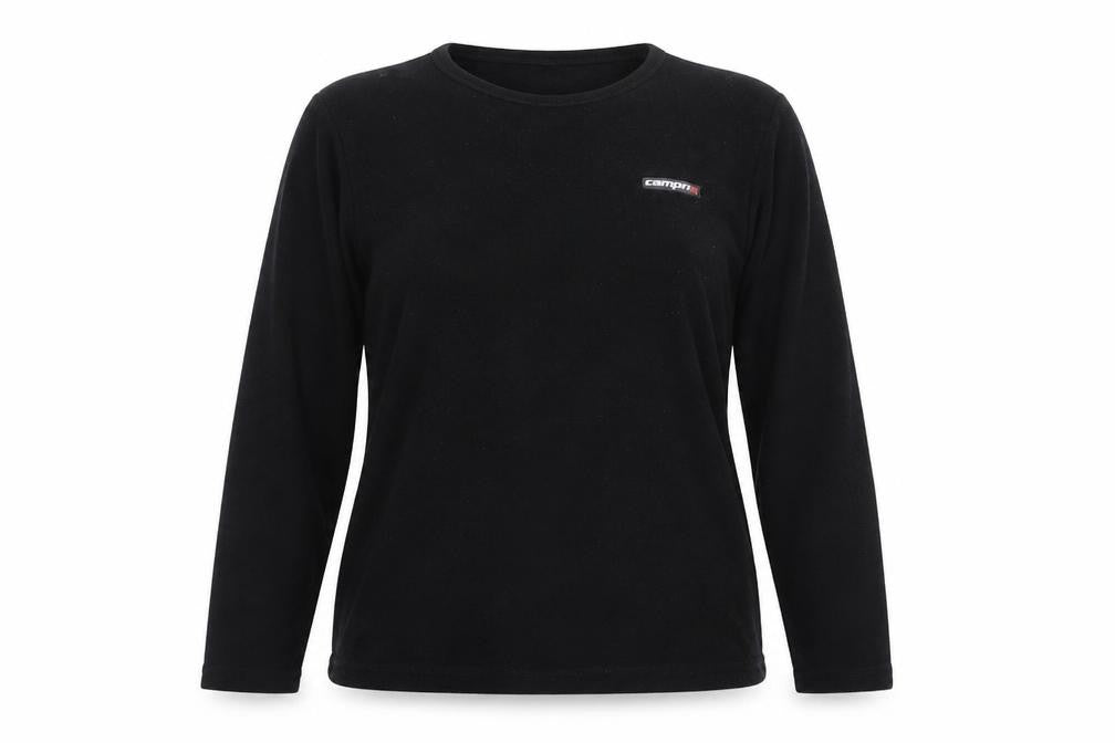 Campri Women’s Black Thermal Long Sleeve Base Layer Top Size M