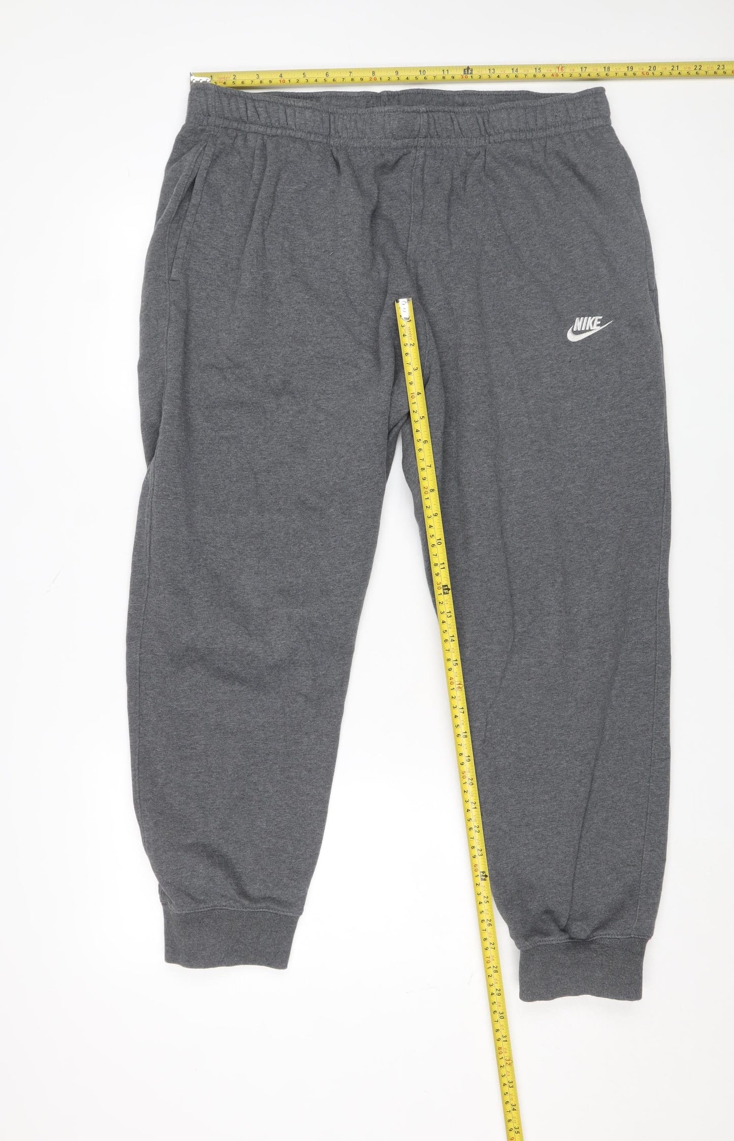 Nike Men's Grey 2XL Jogger Sweatpants Fleece Lined Tapered Fit