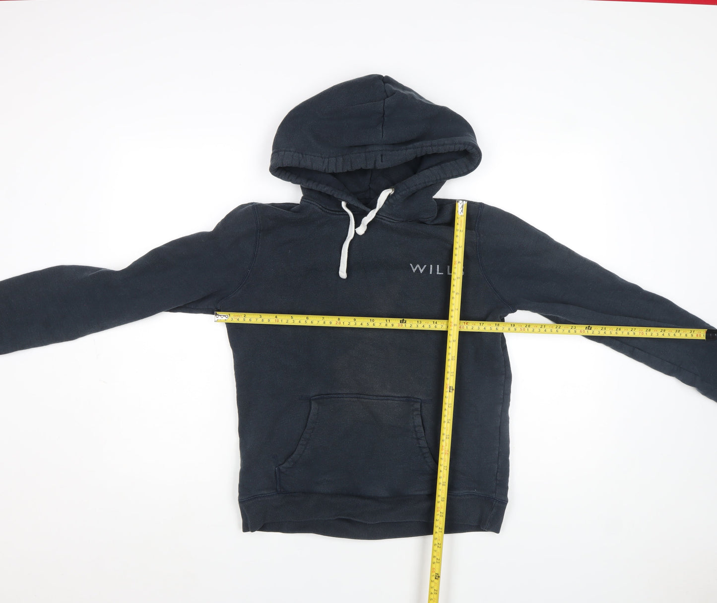 Womens UK 12 Regular Jack Wills Blue Pullover Hoodie