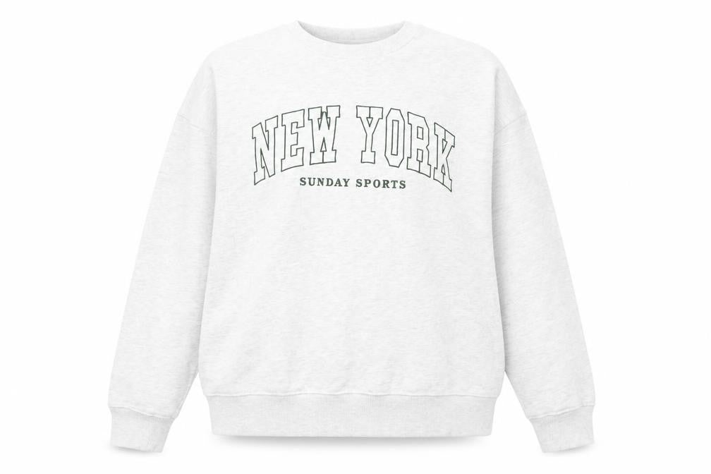 Primark Womens Grey New York Graphic Sweatshirt 2XS