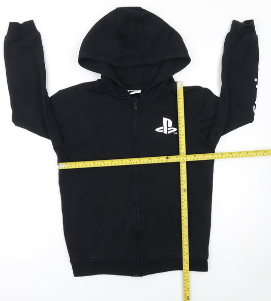 Vanilla Underground Boys Black PlayStation Full Zip Hoodie 9-10 Years
