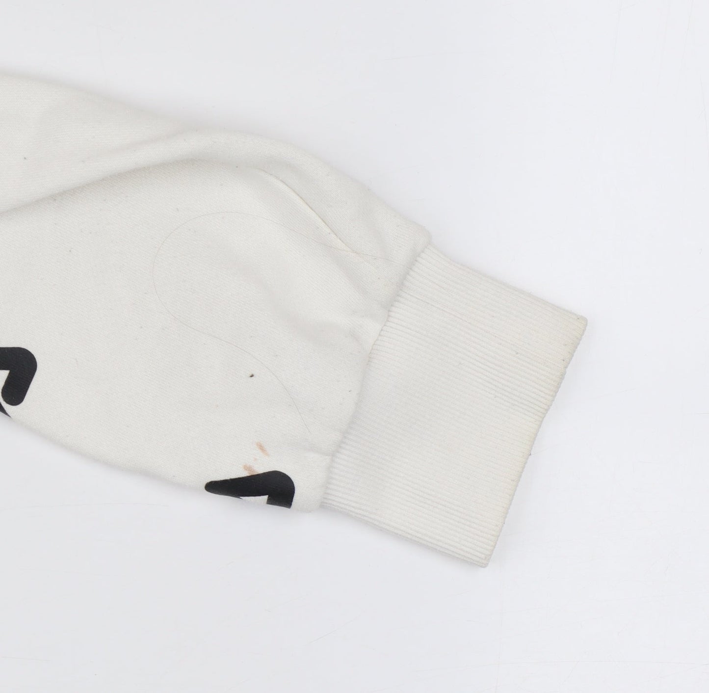 Mens UK L Regular FILA White Pullover Sweatshirt