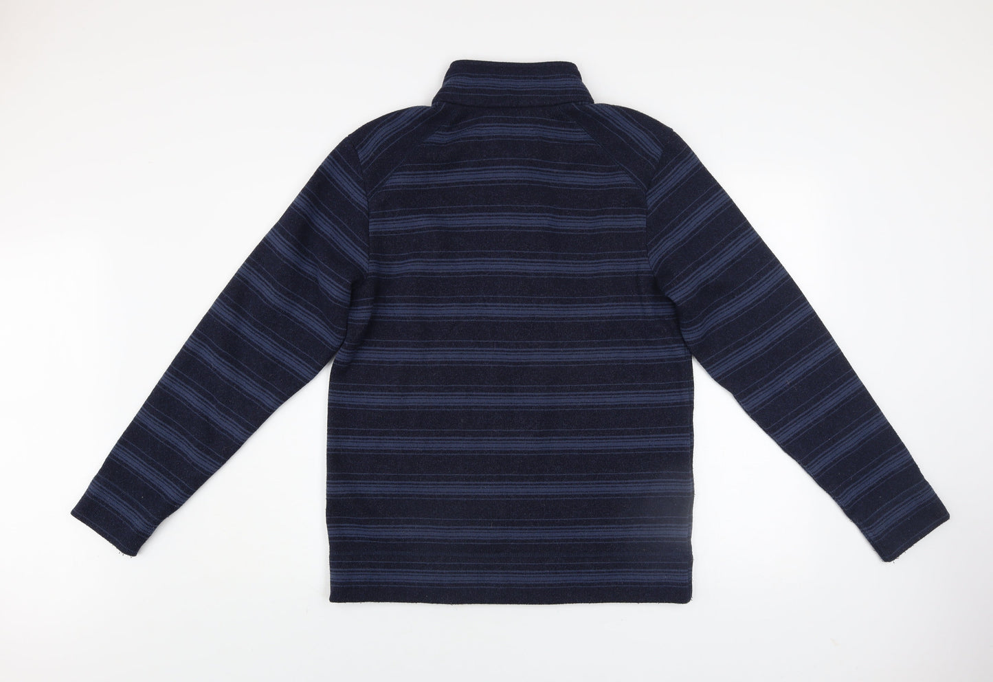 Mens UK S Regular Rohan Blue Henley Sweatshirt