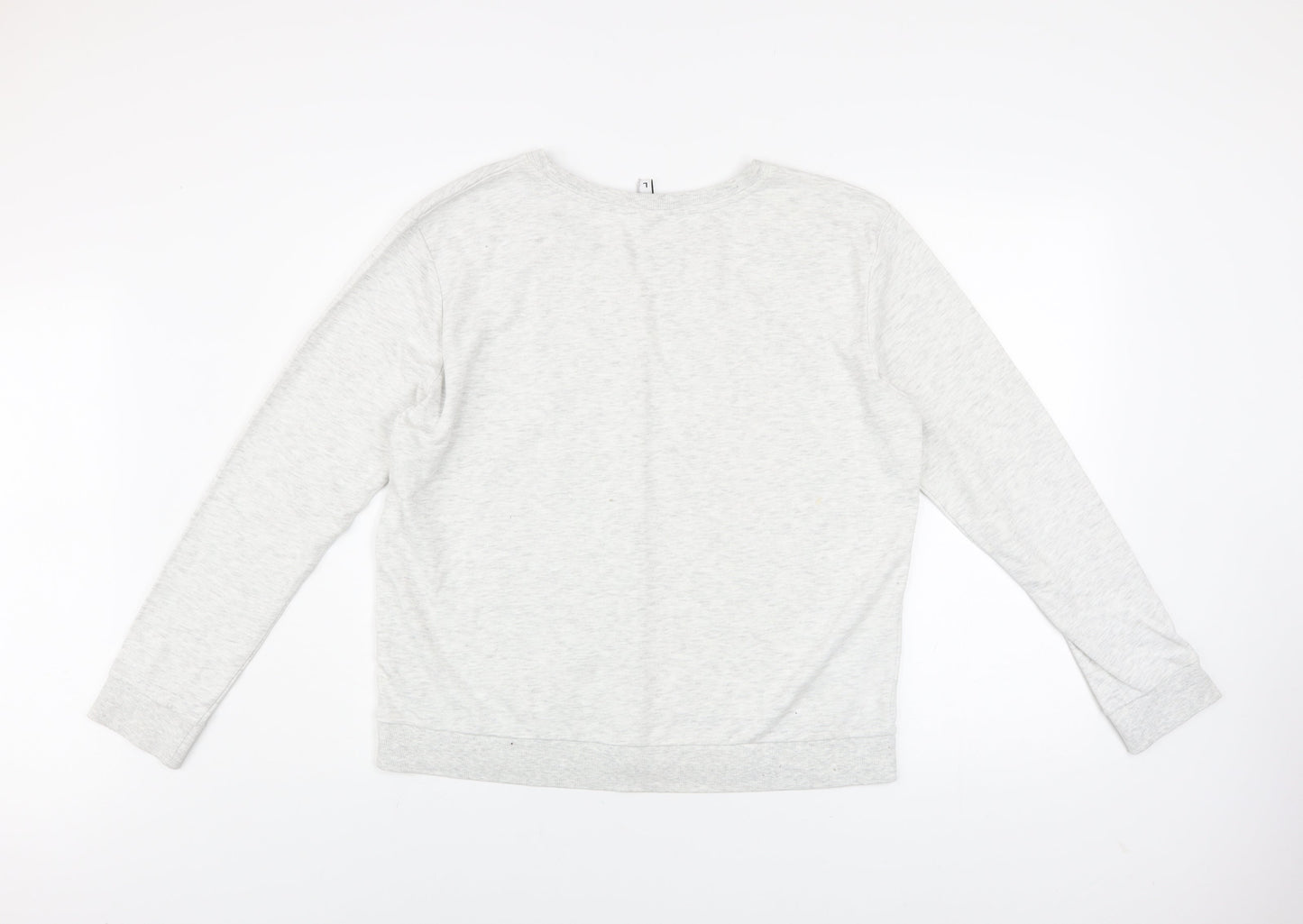 H&M Divided Men’s Grey Crew Neck Long Sleeve Pullover Sweatshirt L