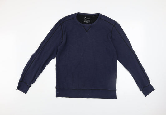 Gap Men’s Blue Cotton Crew Neck Pullover Sweatshirt Size M