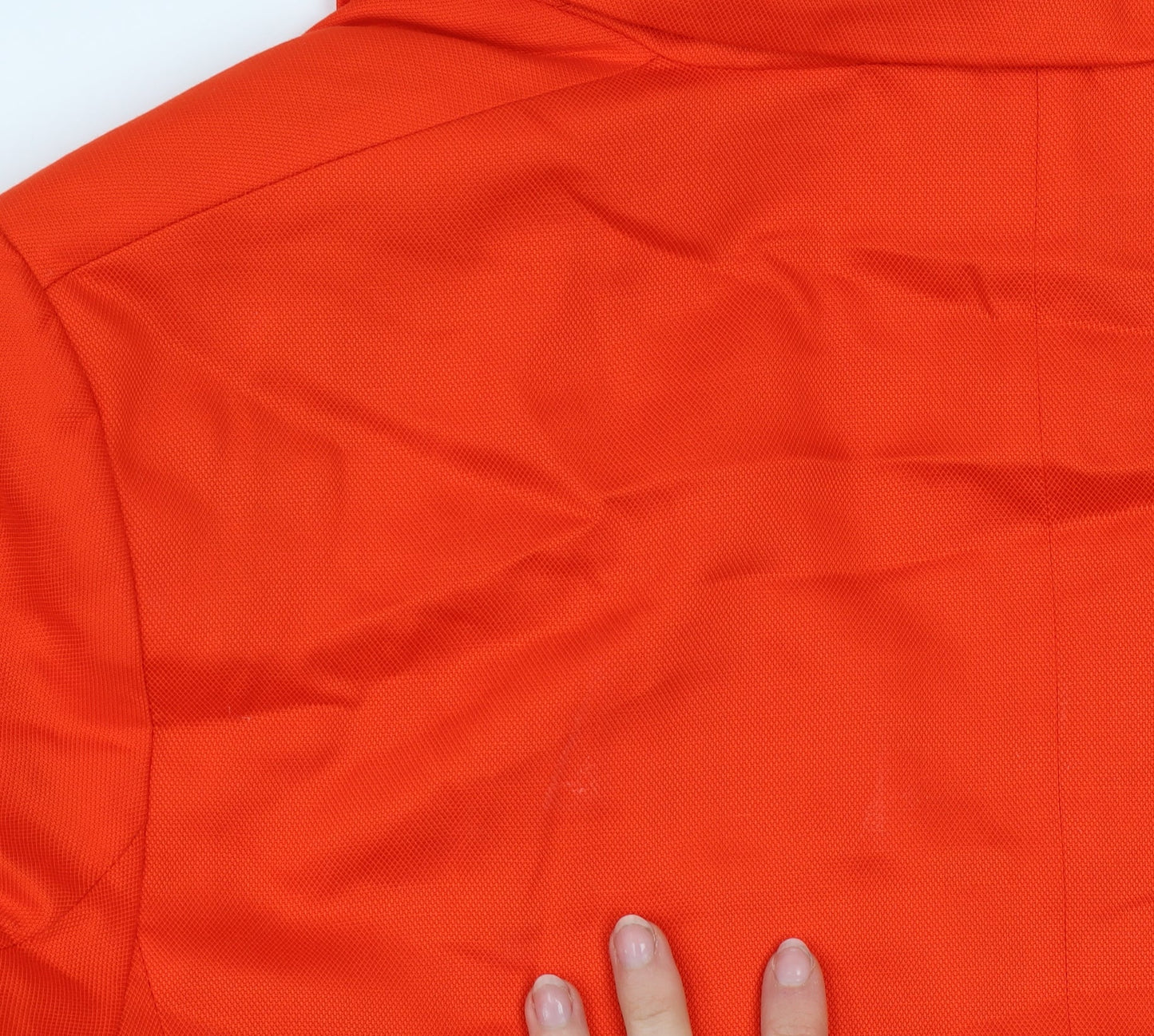 H&M Women’s Orange Linen Blend Blazer Jacket Size 14