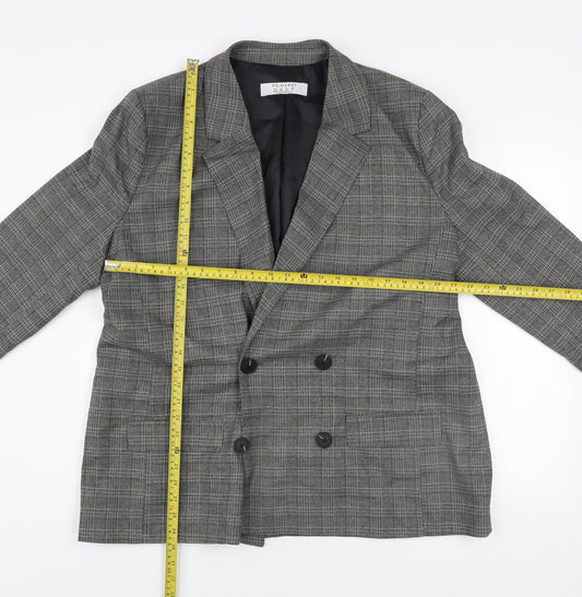 Primark Women’s Grey Check Blazer Size 20 Regular Fit
