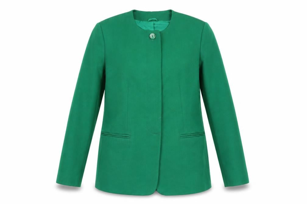 Hamells Women's Green Blazer Size 12 Lined Formal Jacket
