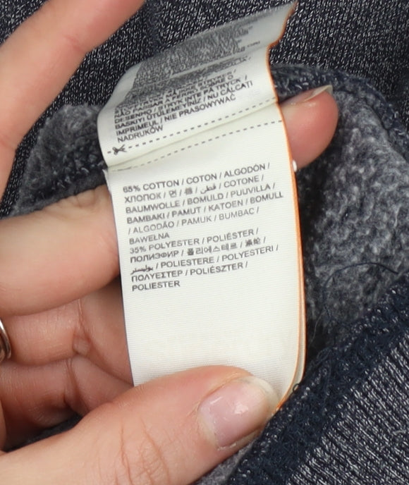 Superdry Men's Grey Pullover Hoodie M Classic Fleece Sweatshirt