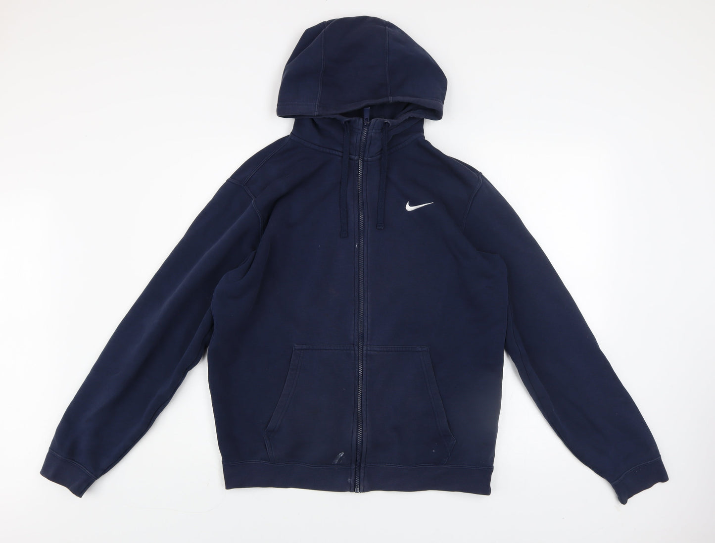 Nike Men's Blue M Full Zip Hooded Basic Jacket